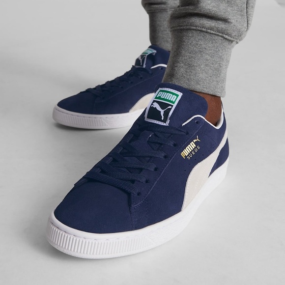 PUMA Suede Classic XXI Sneakers/Shoes | Color: Peacoat-Puma White | NEW/NWOT!!🔥 - Picture 1 of 16